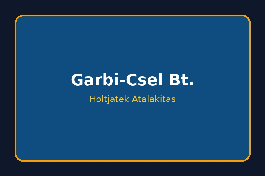 Holtjáték vizsgáló átalakítás