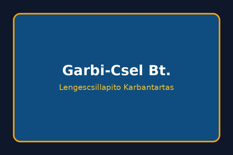 Lengéscsillapító vizsgáló karbantartás