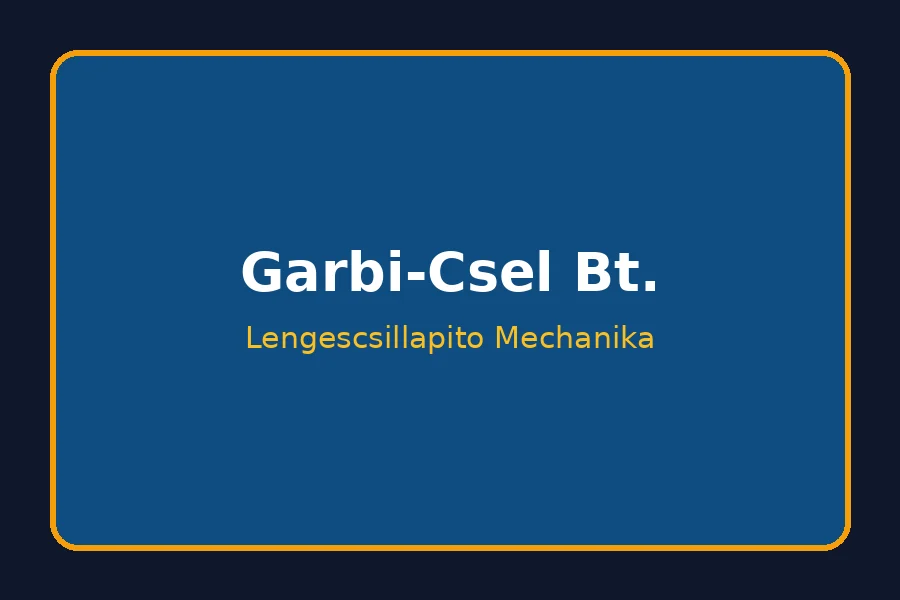 Lengéscsillapító vizsgáló mechanikai javítás