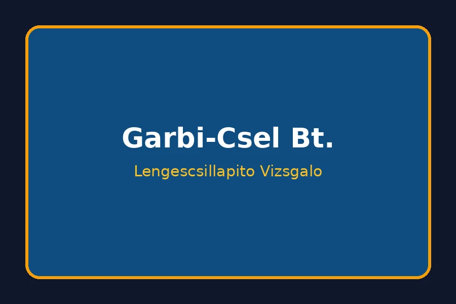 Lengéscsillapító vizsgáló javítás